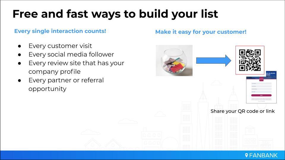 Build And Engage Your Small Business Customer List | Fanbank Blog